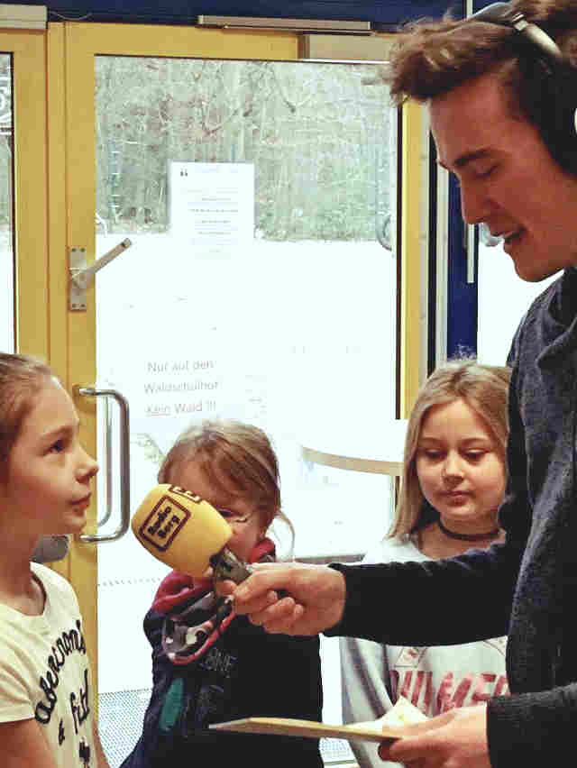 Interview im Radio